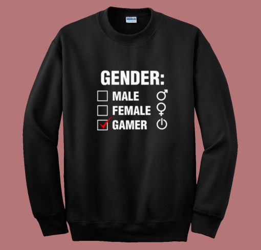 Gender Male Female Gamer Sweatshirt