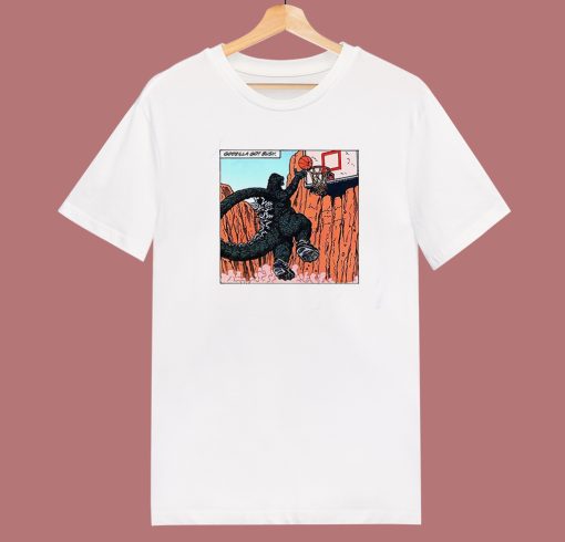 Godzilla Playing Basketball T Shirt Style