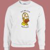 Homer Simpson No Brain No Pain Sweatshirt