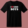 I Love Emo Boys T Shirt Style