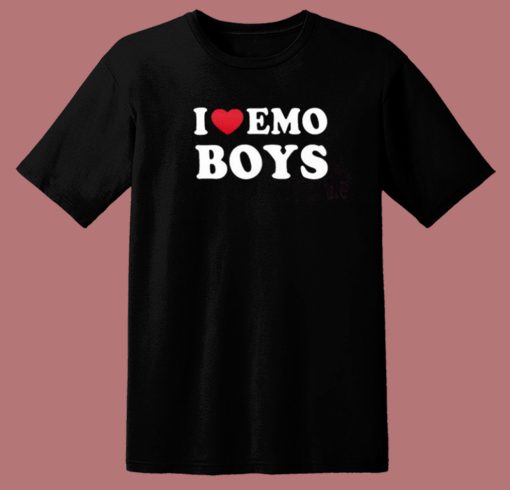 I Love Emo Boys T Shirt Style