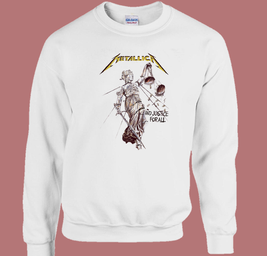 Metallica and Justice For All Sweatshirt mpcteehouse