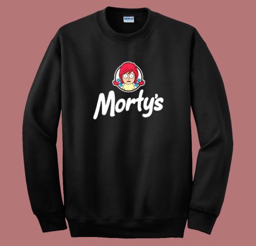 Mortys Wendys Parody Sweatshirt