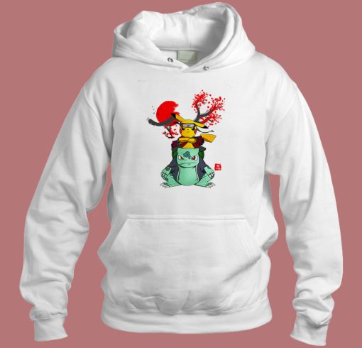 Pikachu And Bulbasaur Mashup Naruto Hoodie Style