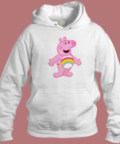 Pink Bear Peppa Pig Hoodie Style