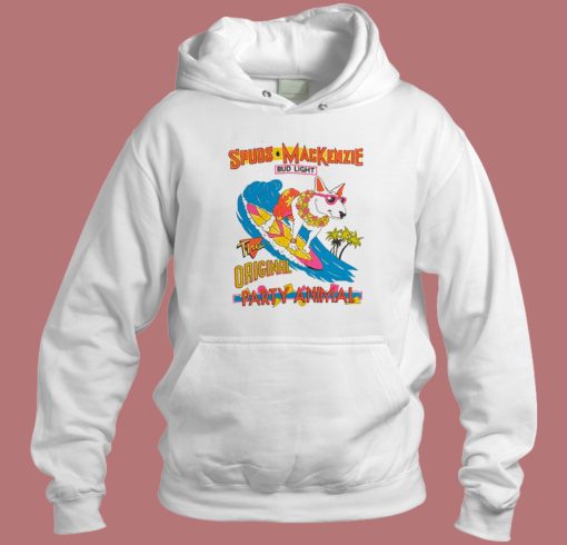 Spuds Mackenzie Party Animal Hoodie Style