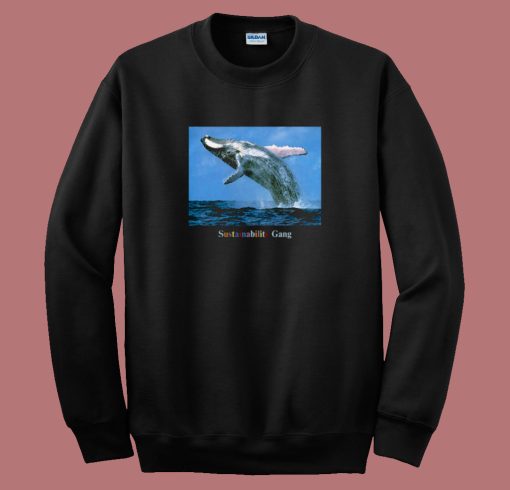 Sza Sustainability Gang Whale Sweatshirt | mpcteehouse.com