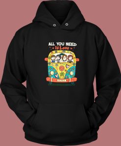 The Beatles Hippie All You Need Is Love Hoodie Style