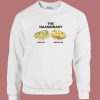 The Naanbinary Garlic Regular Funny Sweatshirt