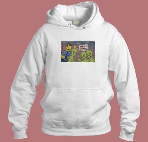 The Simpsons Area 51 Hoodie Style