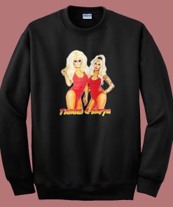 Trixie and Katya Swimsuit Sweatshirt