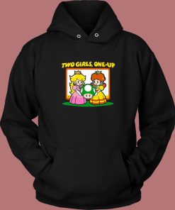 Two Girls One Up Game Parody Hoodie Style