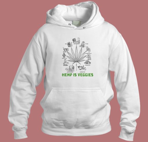 Veggies Hemp Hoodie Style