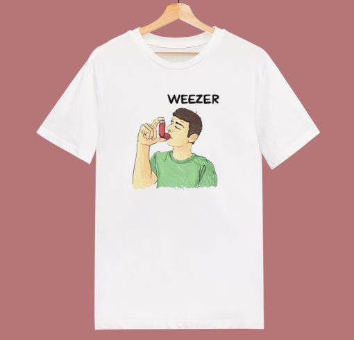 Weezer Man Using Inhalr T Shirt Style