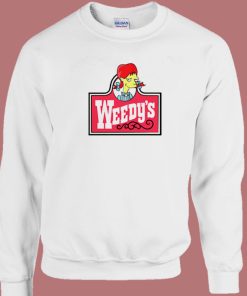 Wendys Simpson Parody Sweatshirt