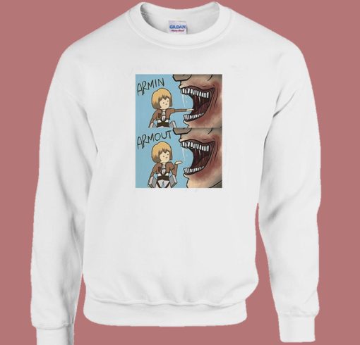 Armin Armout Attack On Titan Funny Sweatshirt