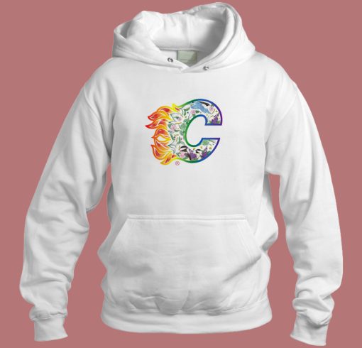 Calgary Flames Pride Night Hoodie Style