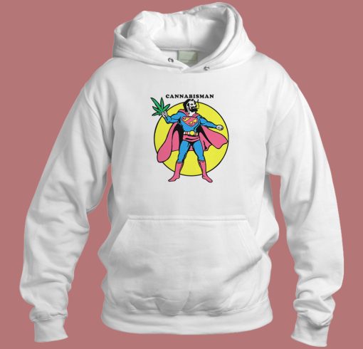 Cannabisman Vintage 80s Hoodie Style