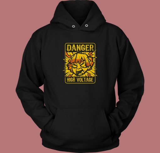 Demon Slayer Zenitsu High Voltage Hoodie Style