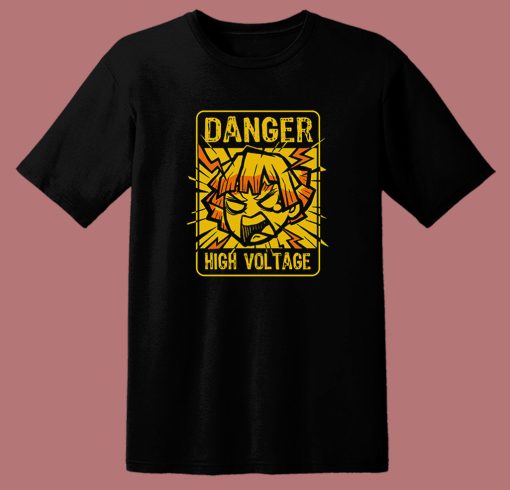 Demon Slayer Zenitsu High Voltage T Shirt Style