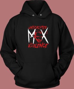 Jon Moxley Unscripted Violence Hoodie Style