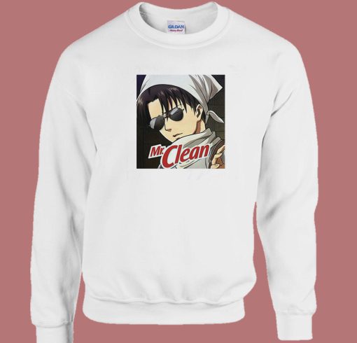 Levi Ackerman Mr Clean Sweatshirt