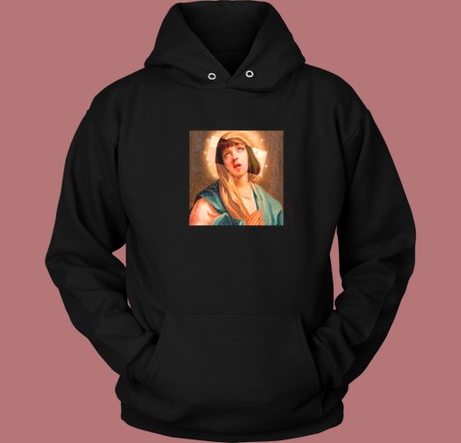 Mia Wallace Virgin Mary Hoodie Style