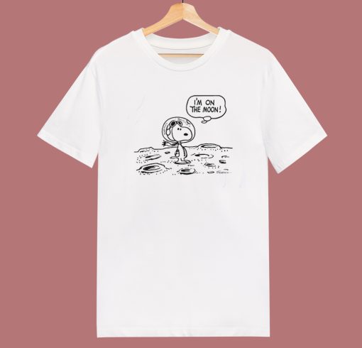 Snoopy Im On The Moon T Shirt Style