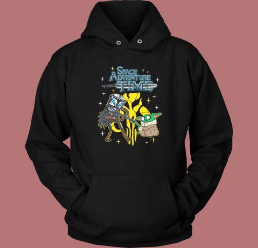 Space Adventure Time With Yoda Hoodie Style