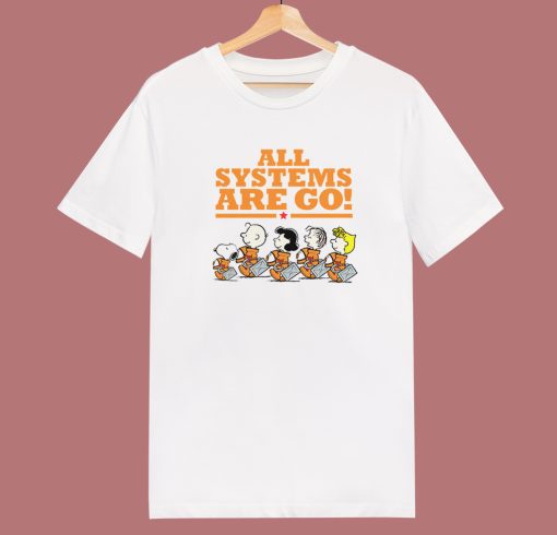 The Peanuts All Systems Are Go T Shirt Style