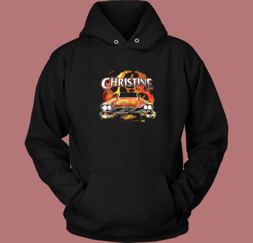 Christine Movie Car On Fire Hoodie Style