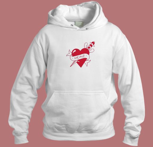 Heinz Red Tattoo Heart Hoodie Style