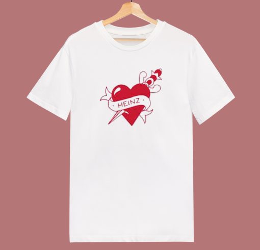 Heinz Red Tattoo Heart T Shirt Style