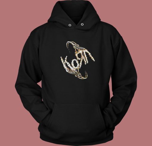 Korn Skeleton Fingers Hoodie Style