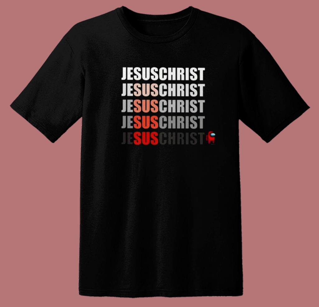 Among Us Jesus Christ Sus T Shirt Style | Mpcteehouse.com