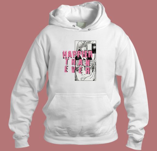 Billie Eilish Happier Than Ever Comics Hoodie Style