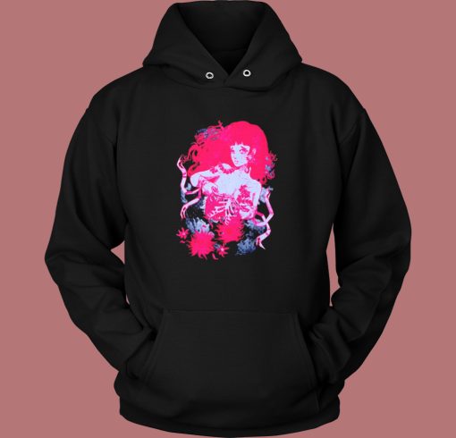 Centipede Girl Rib Hoodie Style