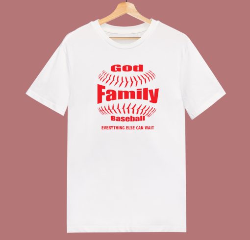 God Family Baseball T Shirt Style