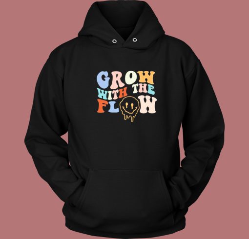 Grow With The Flow Peace Hippie Hoodie Style