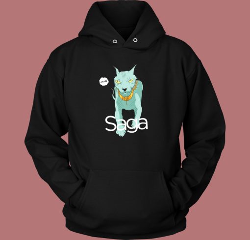 Lying Cat Cool In Saga Hoodie Style