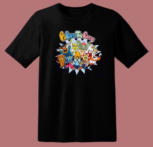 Parappa The Rapper Group T Shirt Style