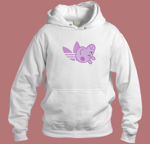 Peppa Pig Adidas Parody Hoodie Style