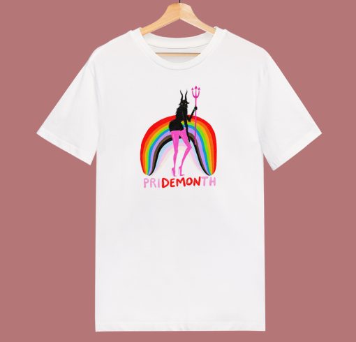 Pridemonth Demon Rainbow T Shirt Style