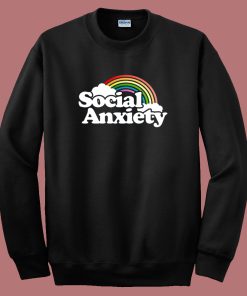 Social Anxiety Rainbow Sweatshirt