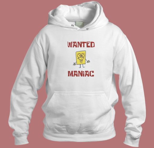 SpongeBob Wanted Maniac Hoodie Style