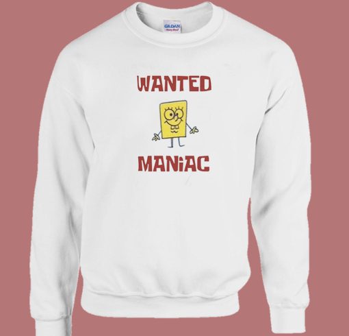 SpongeBob Wanted Maniac Sweatshirt