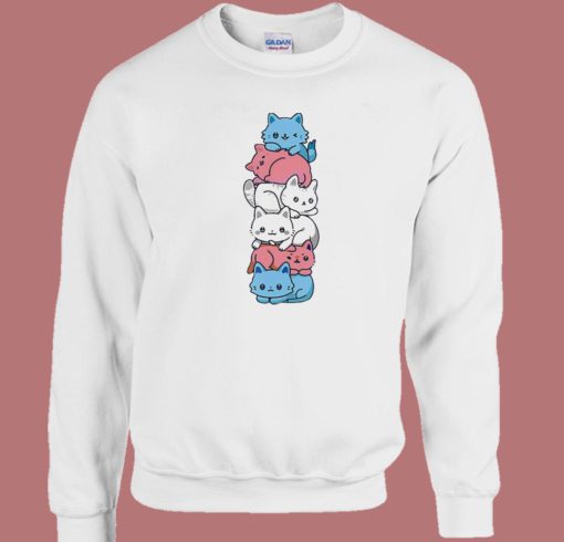 Transgender Cat Pride Sweatshirt