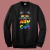 Ally Cat Pride Month Sweatshirt