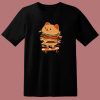 Burger Cat Is Skater T Shirt Style