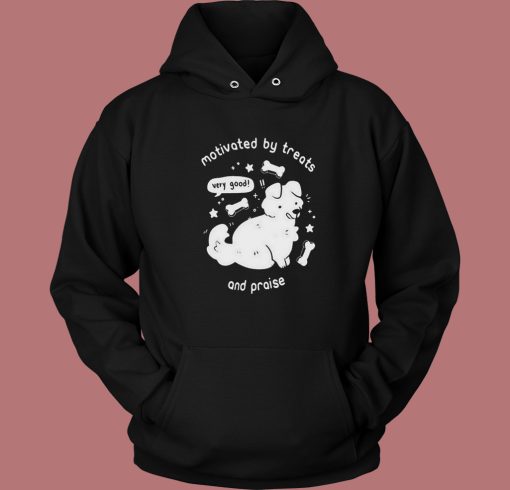 Crowlines Motivated By Treats And Praise Hoodie Style